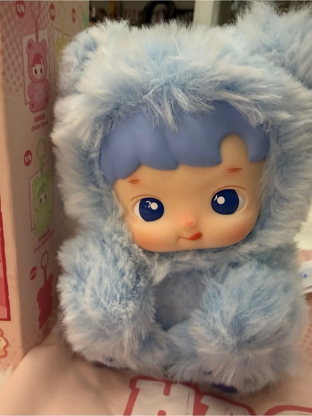 Haci Pupu Gummy Bear Plush Bag Charm - Light Blue